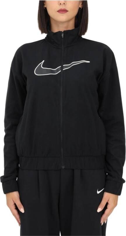 Nike Zip-throughs Zwart Dames