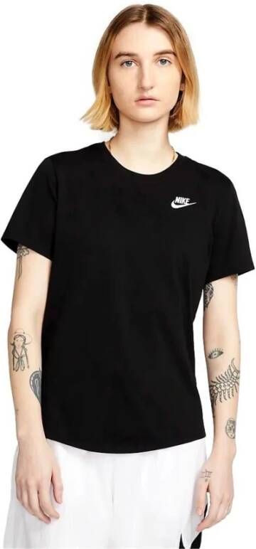 Nike Sportswear Club Essentials T-shirt voor dames Zwart