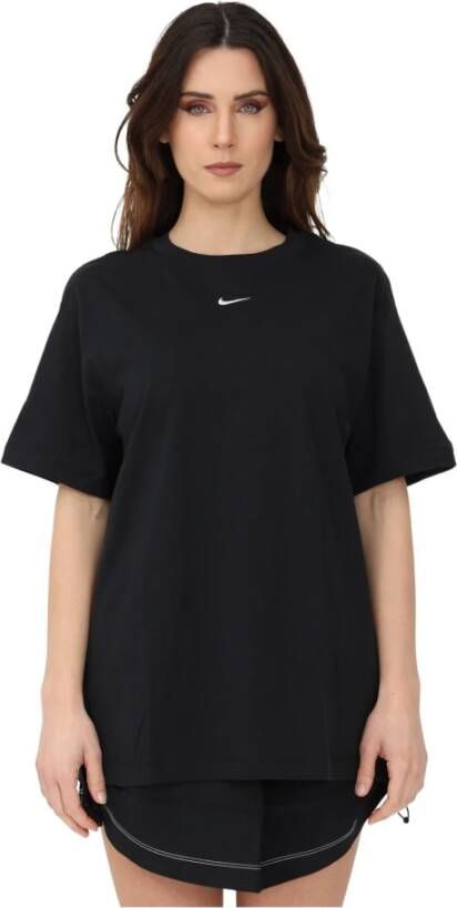 Nike "Zwarte biologische katoenen T-shirts en Polos" Zwart Dames
