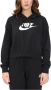 Nike Sportswear Club Fleece Korte oversized hoodie met graphic voor dames Zwart - Thumbnail 1