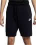 Nike Zwarte Heren Casual Shorts Club Bv2772 Zwart Heren - Thumbnail 5