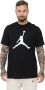 Jordan Zwart Print T-shirt voor Mannen Zwart Heren - Thumbnail 4