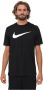 Nike Zwarte Oversized Swoosh T-Shirt Zwart Unisex - Thumbnail 2