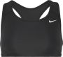 Nike Swoosh Non-padded sport-bh met medium ondersteuning Zwart - Thumbnail 3
