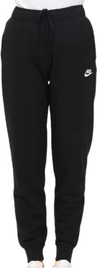 Nike Joggingbroek met halfhoge taille voor dames Sportswear Club Fleece Black White- Dames Black White