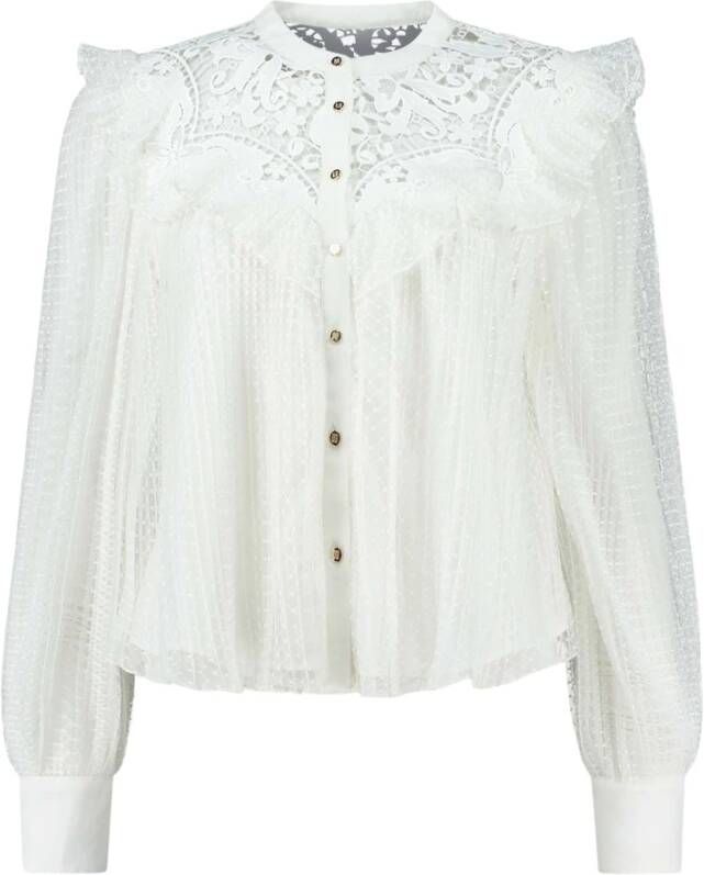 Nikkie Blouse Love Kate Moss N6 800 2302 Star White Wit Dames