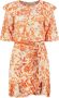 Nikkie Jurk Rosinda Flower N 5-151 2304 Cream Sun Orange Oranje Dames - Thumbnail 2