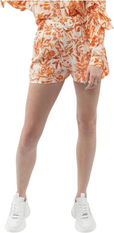 Nikkie Short Shorts Oranje Dames