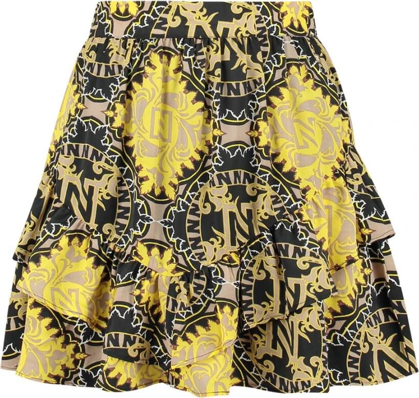 Nikkie Short Skirts Yellow Dames