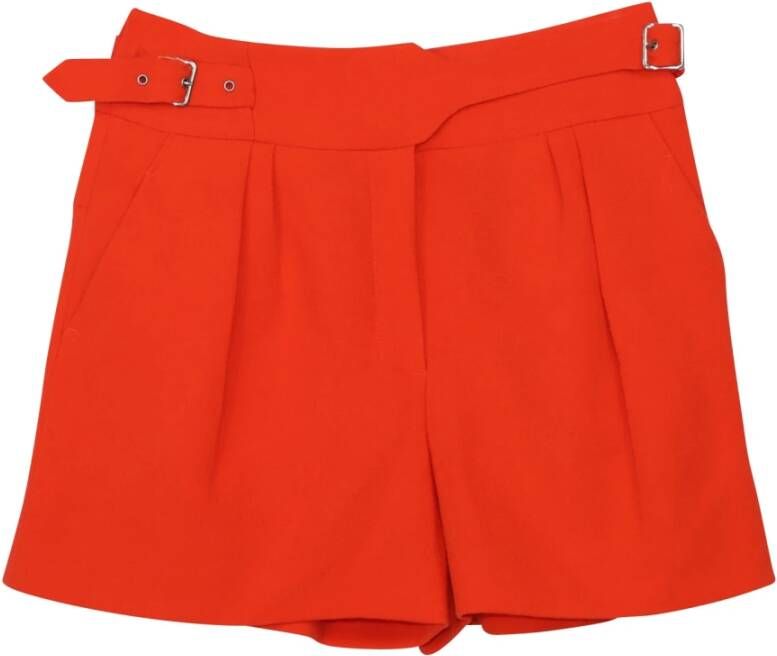 Nina Ricci Shorts in wol Oranje Dames