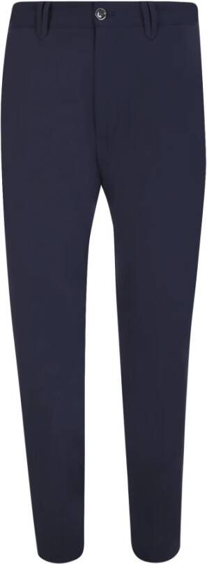 Nine In The Morning Blauwe Slim Fit Broek voor Heren Blauw Heren