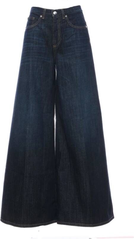 Nine In The Morning Brede jeans Blauw Dames