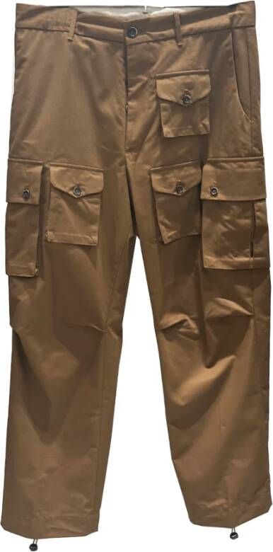 Nine In The Morning Broek met meerdere zakken Bruin Heren