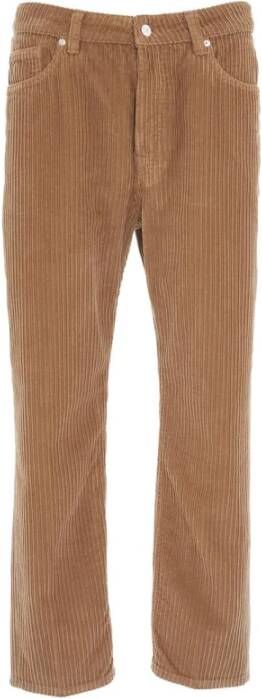 Nine In The Morning Bruine Wide-wale Corduroy Broek voor Heren Bruin Heren