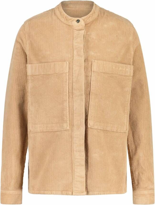 Nine In The Morning Cord Overhemd Casual en Comfortabel Beige Heren