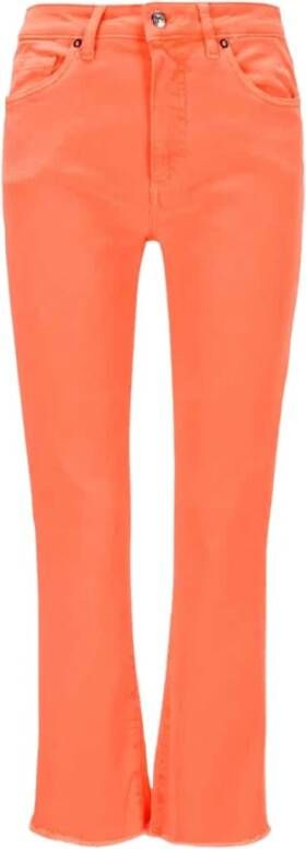 Nine In The Morning Flared Jeans Oranje Dames