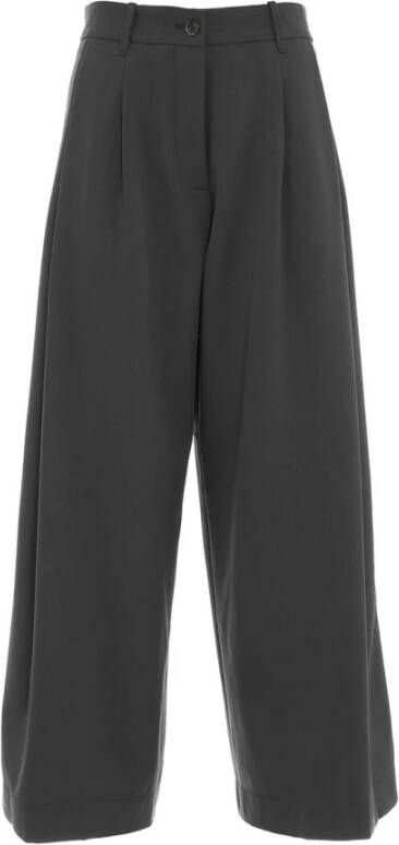 Nine In The Morning Grijze Broek voor Dames Aw23 Grijs Dames
