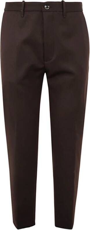 Nine In The Morning Nikolas ontspannen fit Chino -broek Bruin Heren