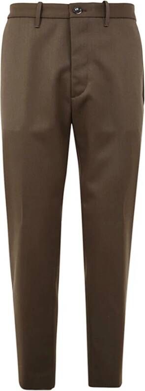 Nine In The Morning Nikolas ontspannen fit Chino -broek Groen Heren