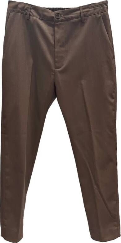 Nine In The Morning Rechte broek Bruin 44 Bruin Heren