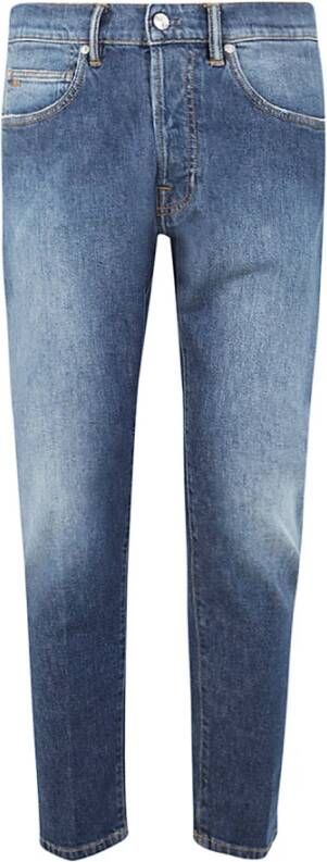 Nine In The Morning Slim-fit Jeans Blauw Heren