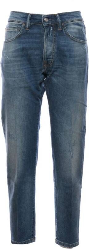 Nine In The Morning Slim-fit jeans Blauw Heren