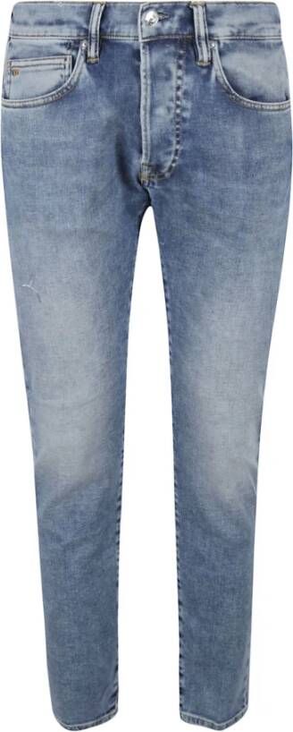 Nine In The Morning Slim-fit Jeans Blauw Heren
