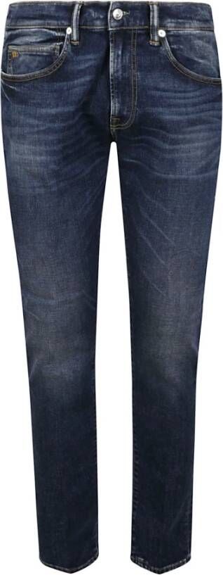 Nine In The Morning Slim-fit Jeans Blauw Heren