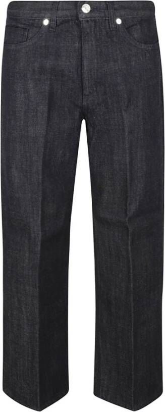 Nine In The Morning Palazzo Crop Jeans Gray Dames