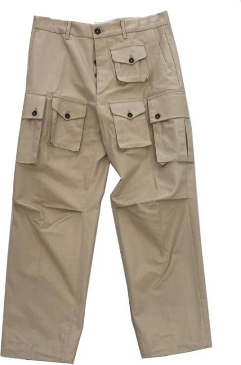 Nine In The Morning Trousers Beige Heren