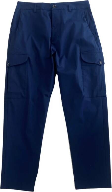 Nine In The Morning Trousers Blauw Heren