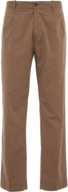 Nine In The Morning Trousers Bruin Heren