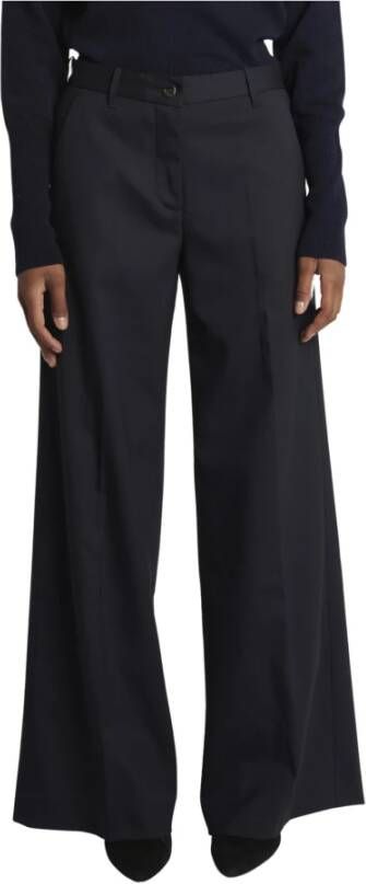 Nine In The Morning Wide Trousers Blauw Dames