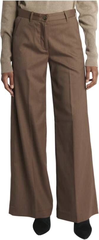 Nine In The Morning Wide Trousers Bruin Dames
