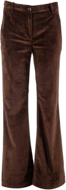 Nine In The Morning Wide Trousers Bruin Dames