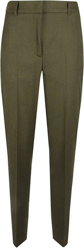NIU Groene wollen blend broek Groen Dames