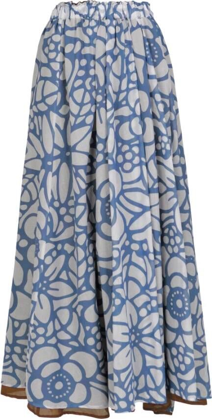 NIU Maxi Skirts Blauw Dames