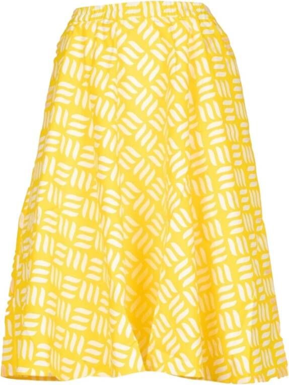 NIU Midi Skirts Yellow Dames