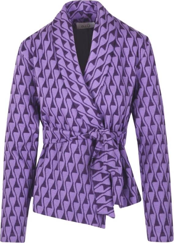 NIU Stijlvolle Aw23515J023 Shirt Purple Dames