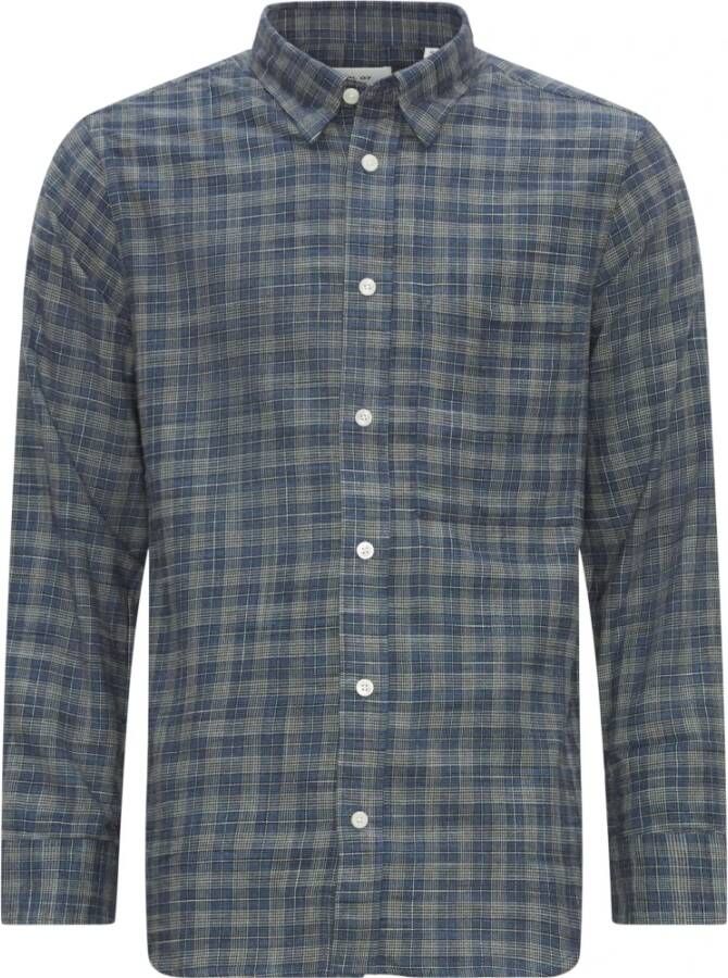 Nn07 5202 Overhemd Blauw Heren