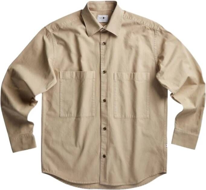 Nn07 Alledaagse t-shirts Beige Heren