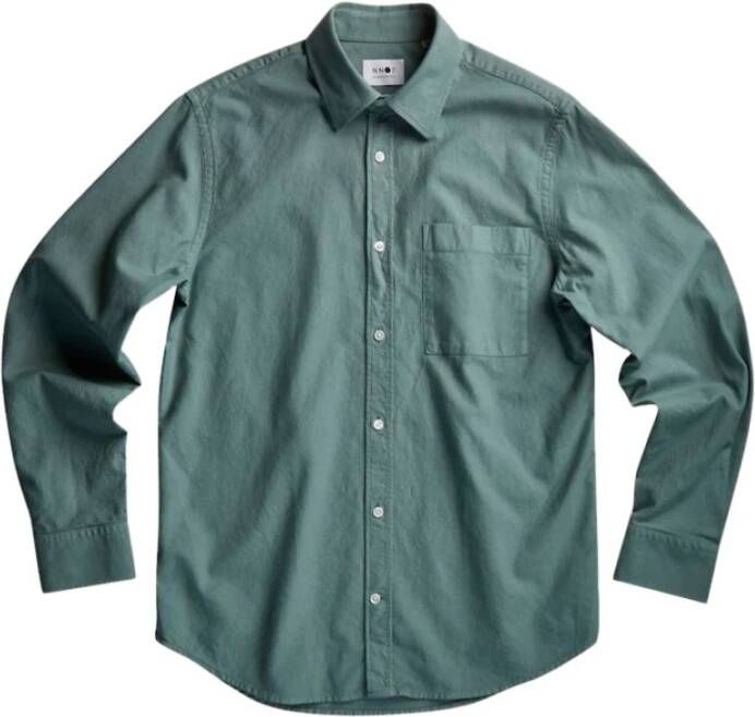 Nn07 Klassieke Arne 5725 Shirt Green Heren