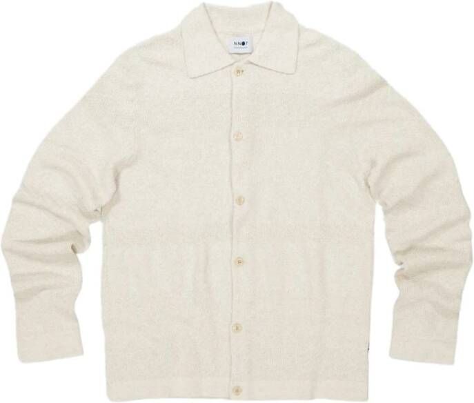 Nn07 Casual overhemd Beige Heren