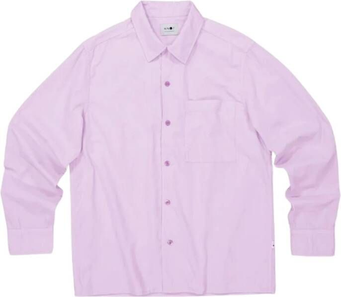 Nn07 Casual overhemd Roze Heren