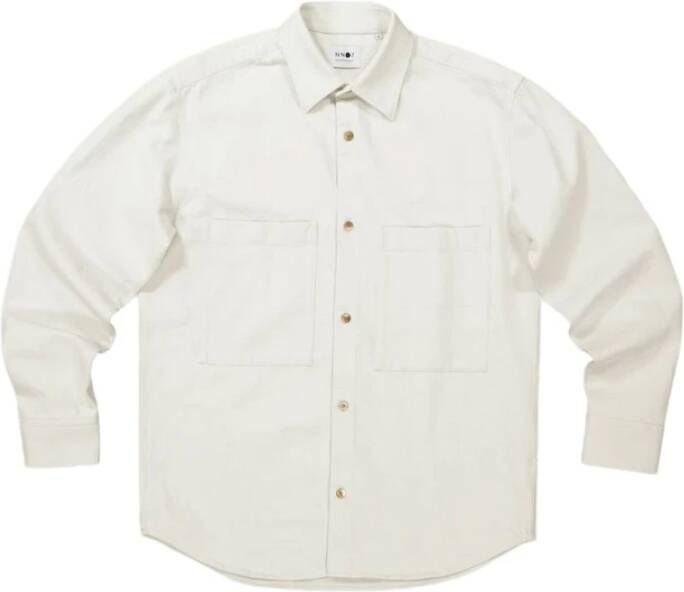 Nn07 Casual overhemd White Heren