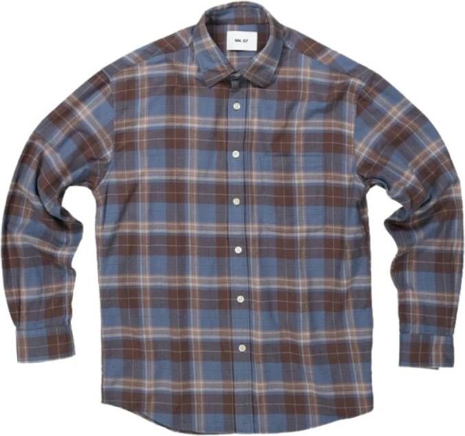 Nn07 Casual Shirts Bruin Heren