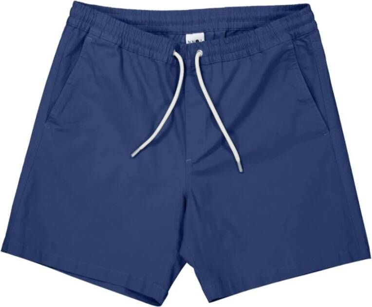 Nn07 Casual Shorts Blauw Heren