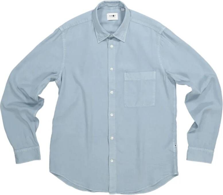 Nn07 Formele shirts Blauw Heren