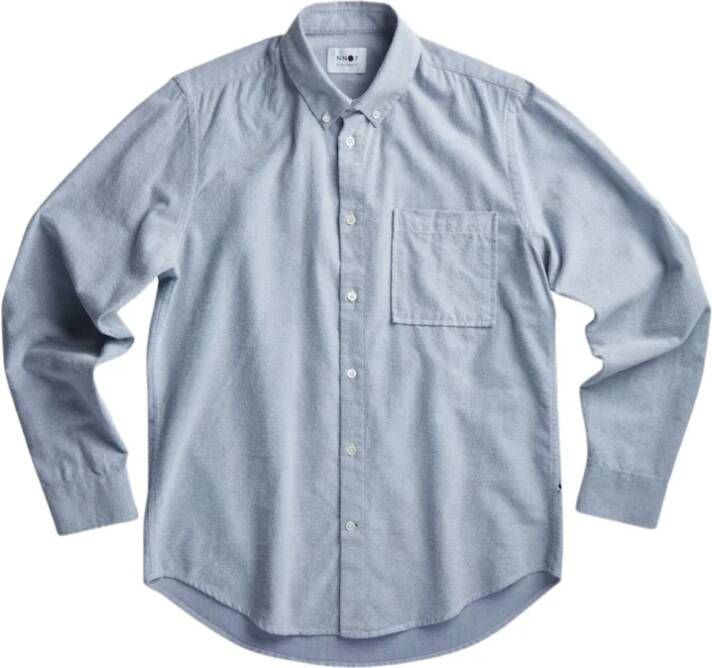 Nn07 Formele shirts Blauw Heren