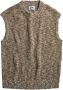 Nn07 Sleveless Sweater Bruin Heren - Thumbnail 1